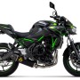 Arrow Indy Race Full Exhaust System - Dark Aluminum Silencer - Kawasaki Ninja 650 / Z650 2021-2022