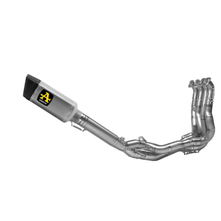 Arrow Racing SBK "EVO" Competition Full Titanium Exhaust System with Pista Race Silencer | Kawasaki | ZX-10R / ZX-10RR (2026)