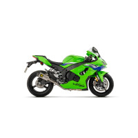 Arrow Racing Half Exhaust System | Indy Race Titanium Silencer + Titanium Link Pipe | Kawasaki | ZX-10R / ZX-10RR (2026)