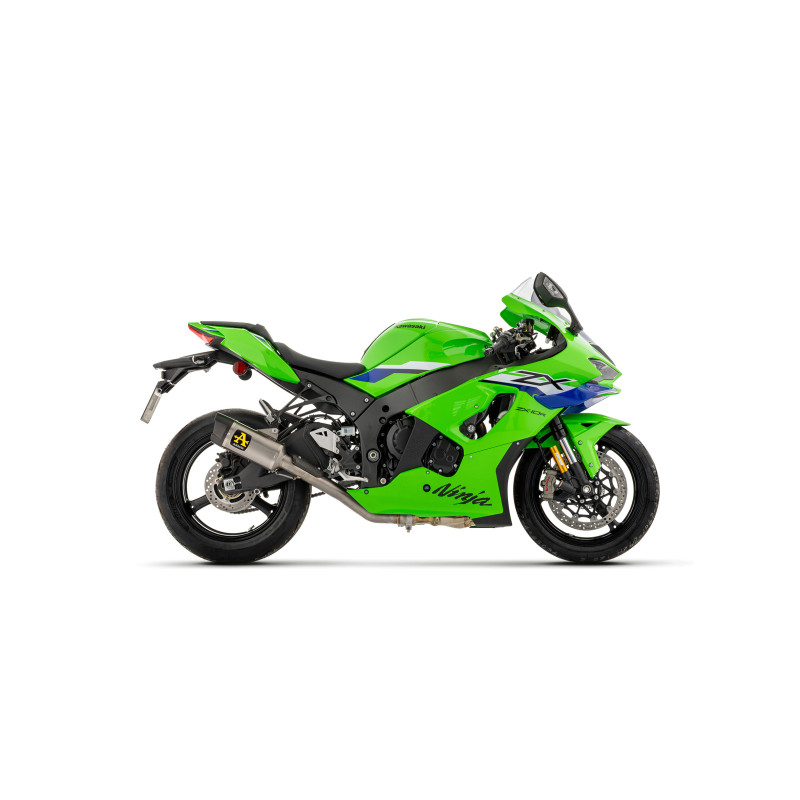 Arrow Racing Half Exhaust System | Indy Race Titanium Silencer + Titanium Link Pipe | Kawasaki | ZX-10R / ZX-10RR (2026) Arrow Racing Half Exhaust System | Indy Race Titanium Silencer + Titanium Link Pipe | Kawasaki | ZX-10R / ZX-10RR (2026)