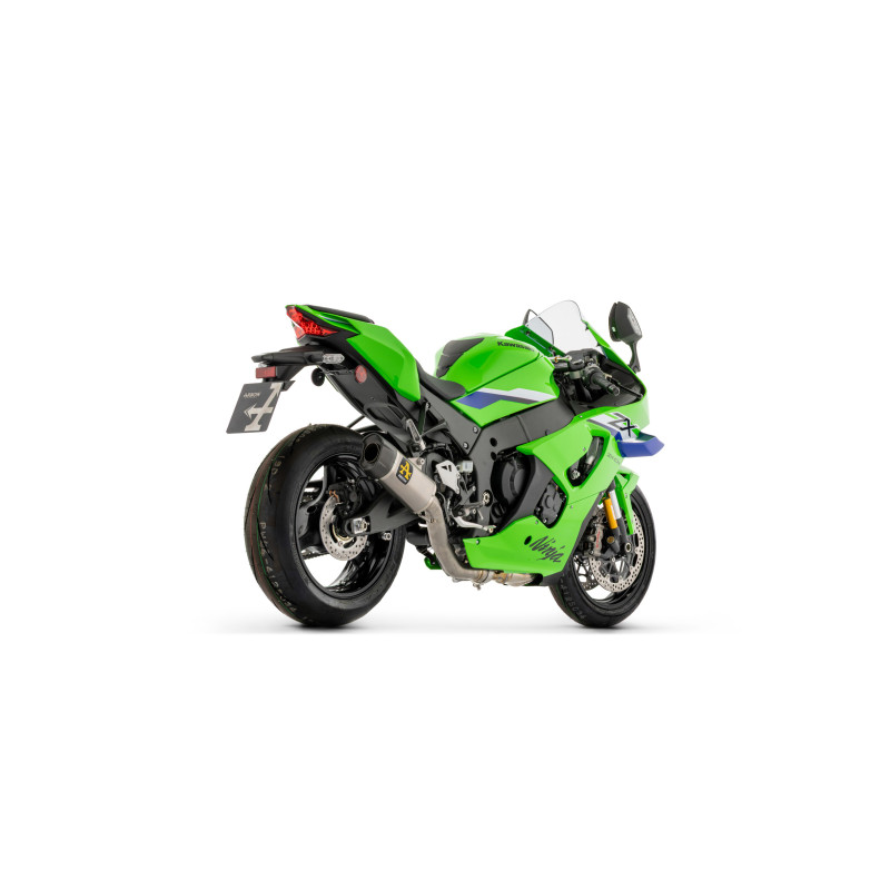 Arrow Racing Half Exhaust System | Indy Race Titanium Silencer + Titanium Link Pipe | Kawasaki | ZX-10R / ZX-10RR (2026) Arrow Racing Half Exhaust System | Indy Race Titanium Silencer + Titanium Link Pipe | Kawasaki | ZX-10R / ZX-10RR (2026)