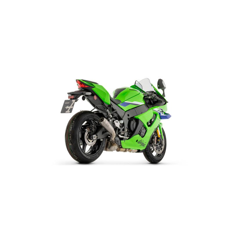 Arrow Racing Non-catalized Steel Mid-Pipe | Kawasaki | ZX-10R / RR (2026)