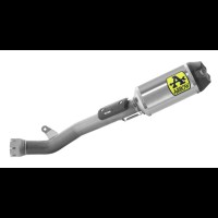 Arrow Indy Race Titanium Cat Eliminator Half System w/ Carbon Fiber Endcap - 2021+ Kawasaki Ninja ZX-10R / ZX-10RR