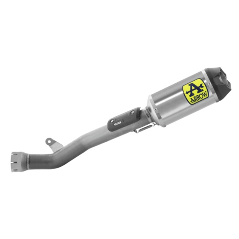 Arrow Indy Race Titanium Cat Eliminator Half System w/ Carbon Fiber Endcap - 2021+ Kawasaki Ninja ZX-10R / ZX-10RR Arrow Indy Race Titanium Cat Eliminator Half System w/ Carbon Fiber Endcap - 2021+ Kawasaki Ninja ZX-10R / ZX-10RR