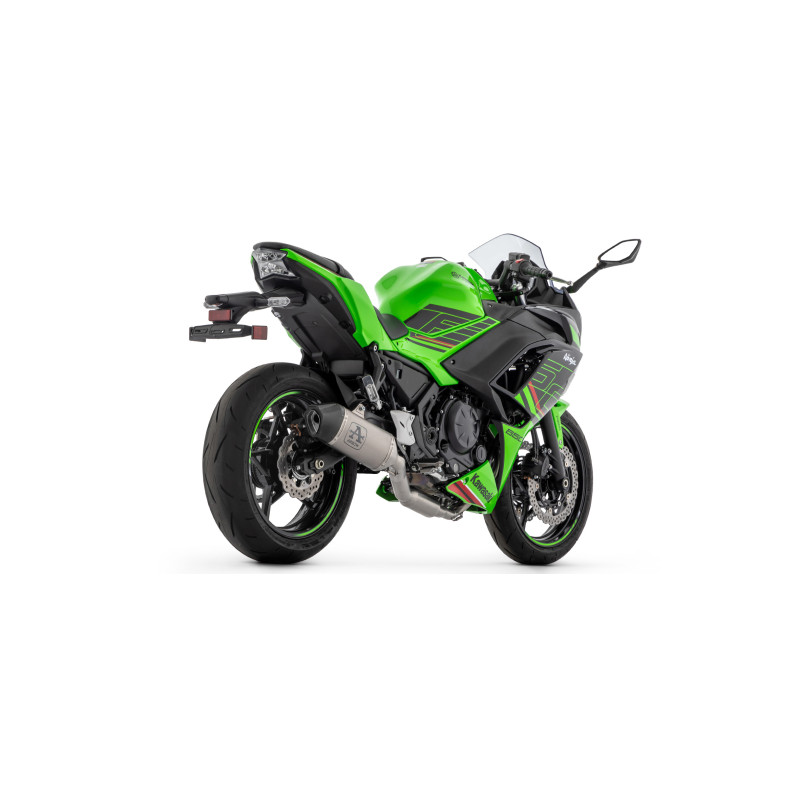 Arrow Veloce Titanium slip-on exhaust | Kawasaki Ninja 650 (2023-2024)