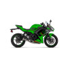 Arrow Veloce Aluminum DARK slip-on exhaust | Kawasaki Ninja 650 (2023-2024)