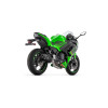 Arrow Veloce Aluminum DARK slip-on exhaust | Kawasaki Ninja 650 (2023-2024)