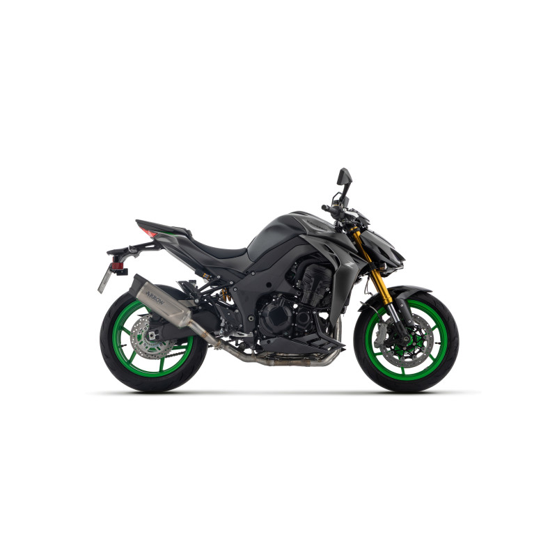 Arrow Indy Race EVO aluminum DARK silencer | Kawasaki Z1100 / Z1100 SE (2025-2026)