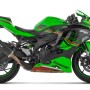 Arrow Indy Race EVO Aluminum "Dark" Exhaust Silencer w/ CF end cap | Kawasaki ZX-4RR (2024)