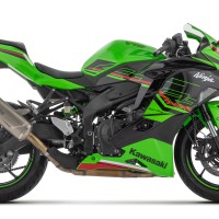 Arrow Indy Race EVO Titanium Exhaust Silencer w/ CF end cap | Kawasaki ZX-4RR (2024)