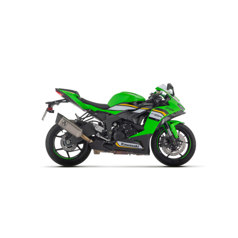 Arrow Pista Titanium Slip On Silencer Exhaust | Kawasaki | ZX-6R (2024-2026)