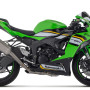 Arrow Racing Competition Full Titanium Exhaust System w/ Pista Silencer | Kawasaki | ZX-6R (2024-2026)