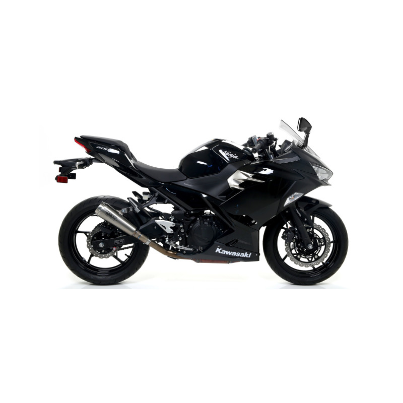Arrow Pro-Race Nichrom Slip On Muffler - Kawasaki Ninja 400 (2018-19)