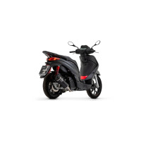 Arrow Urban "Dark" Silencer with "Dark" End Cap - 2020 - 2022 Piaggio Medley 125 S ABS