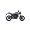 Arrow Racing Works DARK Nichrom Exhaust System with CF End Caps | Suzuki | GSX-8T / GSX-8TT
