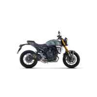 Arrow Racing Works DARK Nichrom Exhaust System with CF End Caps | Suzuki | GSX-8T / GSX-8TT