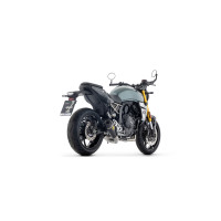 Arrow Racing Works DARK Nichrom Exhaust System with CF End Caps | Suzuki | GSX-8T / GSX-8TT