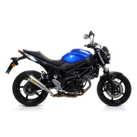 Arrow X-Kone Slip On Muffler w/ Carbon Fiber End Cap  -  2016-2019 Suzuki SV650 