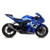 Arrow Race-Tech Aluminum Silencer with carby end cap- Suzuki SV650 (2021-2022)