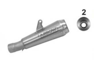 Arrow Pro-Race Titanium Silencer - 2017-2020 Suzuki GSX-R 1000 / 1000R