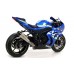 Arrow Race-Tech Aluminum Silencer with carby end cap- Suzuki SV650 (2021-2022)