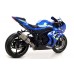 Arrow Race-Tech Aluminum Silencer with carby end cap- Suzuki SV650 (2021-2022)
