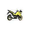 Arrow Maxi Race-Tech Aluminum Slip-On Exhaust w/ CF end cap - Suzuki V-Strom 1050 (2020-2023) Arrow Maxi Race-Tech Aluminum Slip-On Exhaust w/ CF end cap - Suzuki V-Strom 1050 (2020-2023)