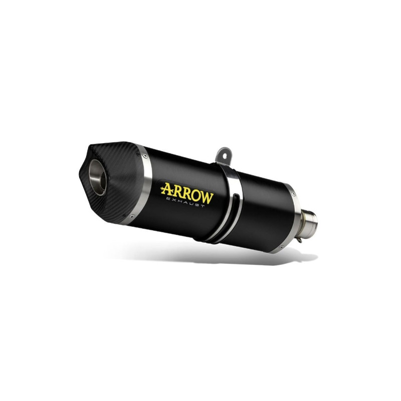 Arrow Race-Tech Aluminum "DARK" Silencer w/ Carbon end cap - Triumph Speed Triple 1200 RS (2021-2023)