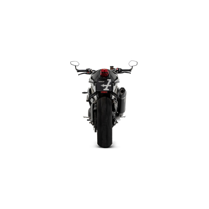 Arrow Half System with Veloce Aluminum "DARK" silencer - Triumph Street Triple 765 RS (2020-2022) Arrow Half System with Veloce Aluminum "DARK" silencer - Triumph Street Triple 765 RS (2020-2022)