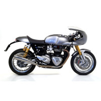 Arrow Pro-Racing Nichrom Silencer SET - Triumph Thruxton 1200 / 1200R (2016-2020)
