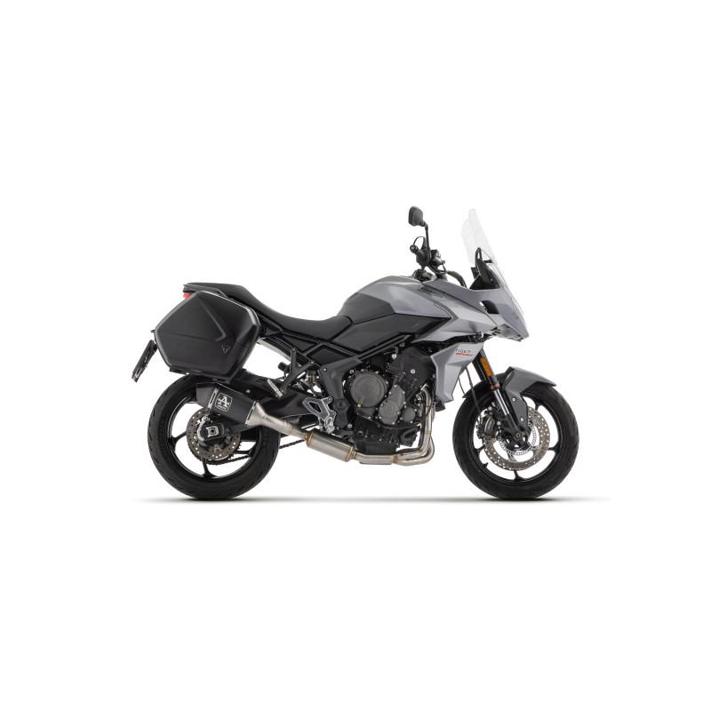 Arrow Full System with Veloce Aluminum "DARK" silencer - Triumph Tiger 660 (2022-2023)