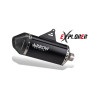 Arrow Racing Full Exhaust System with DARK Explorer Aluminum Silencer | KTM | 690 Enduro R / SMC-R (2025-2026)