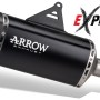 Arrow Racing Full Exhaust System with DARK Explorer Aluminum Silencer | KTM | 690 Enduro R / SMC-R (2025-2026)