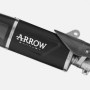 Arrow Indy Race EVO "Dark" aluminum Exhaust Silencer w/ CF End Cap | Yamaha R1 (2015-2025)