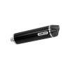 Arrow Maxi Race-Tech Aluminum DARK Slip-On Exhaust w/ CF end cap - Suzuki V-Strom 1050 (2020-2023) Arrow Maxi Race-Tech Aluminum DARK Slip-On Exhaust w/ CF end cap - Suzuki V-Strom 1050 (2020-2023)