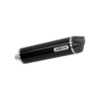 Arrow Maxi Race-Tech Aluminum DARK Slip-On Exhaust w/ CF end cap - Suzuki V-Strom 1050 (2020-2023)