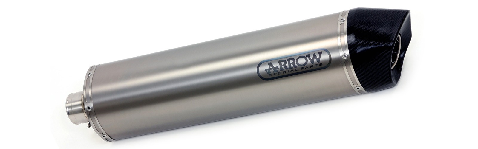 Arrow Maxi Race-Tech Titanium Slip-On Exhaust w/ CF end cap - Suzuki V-Strom 1050 (2020-2023)