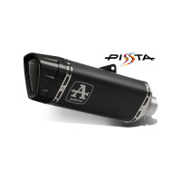 Arrow Full Exhaust System with Pista DARK Titanium Silencer - Aprilia RS 457 (2024)