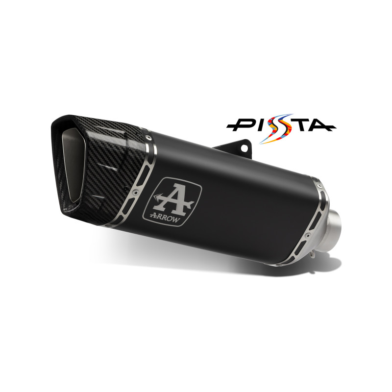 Arrow Full Exhaust System with Pista DARK Titanium Silencer - Aprilia RS 457 (2024) Arrow Full Exhaust System with Pista DARK Titanium Silencer - Aprilia RS 457 (2024)