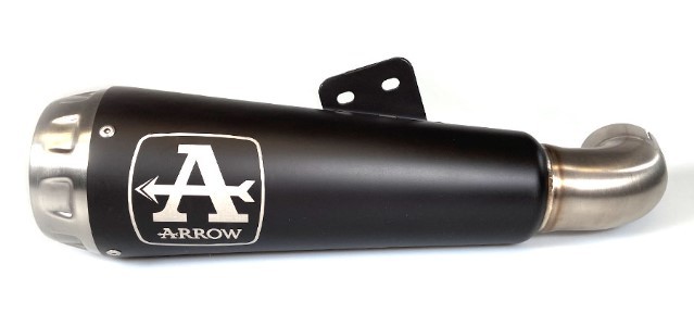Arrow Pro-Race Nichrom "DARK" Slip-On Exhaust - GSX-S1000 / GT (2021-2023)