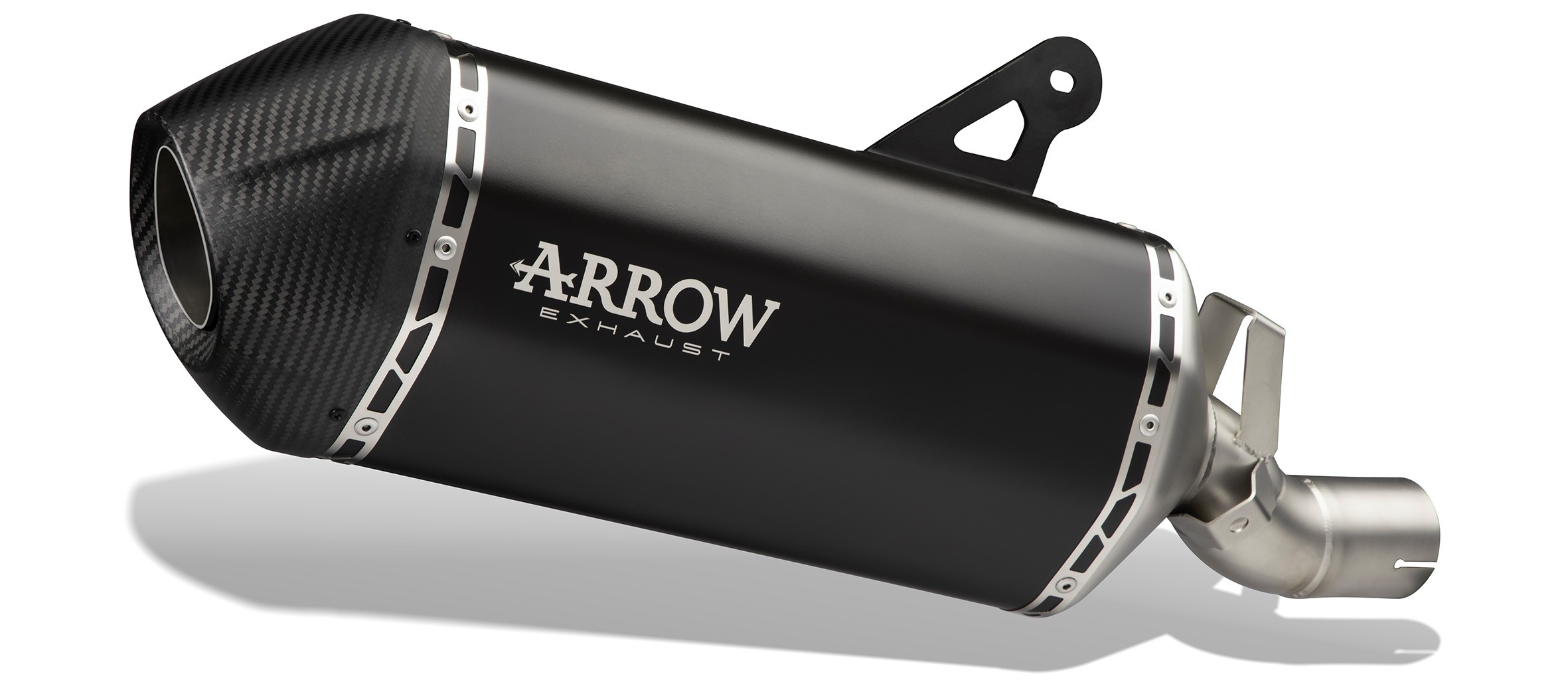 Arrow Sonora Titanium DARK Slip-On Exhaust w/ CF end cap - Suzuki V-Strom  1050 (2020-2023) - 72502SKN