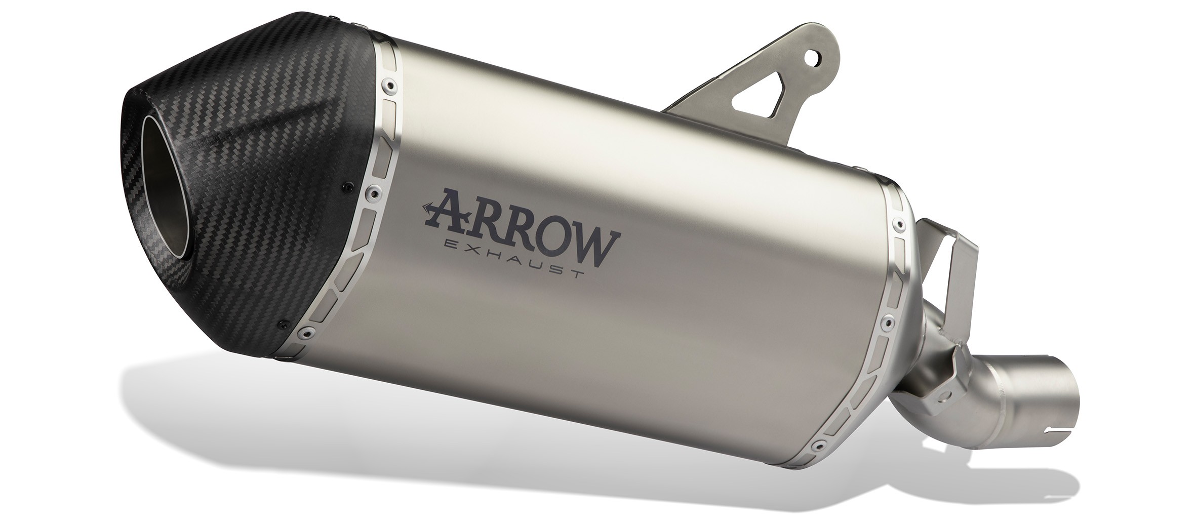 Arrow Sonora Titanium Slip-On Exhaust w/ CF end cap - Suzuki V-Strom 1050 (2020-2023)