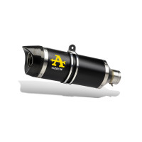 Arrow Full Exhaust System with Thunder "Dark" Aluminum Silencer | Yamaha MT-07 (2025)