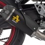 Arrow Racing Works DARK Nichrom Slip On Exhaust System with CF End Caps | Suzuki GSX-8 R/S (2023-2025)