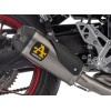 Arrow Racing Works Titanium Slip On Exhaust with CF End Caps | Suzuki GSX-8 R/S (2023-2025)