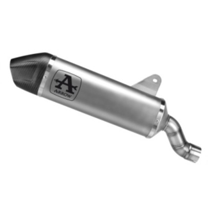 Arrow Indy Race Titanium Silencer Exhaust w/ Carbon end cap | Ducati | Desert X (2026) Arrow Indy Race Titanium Silencer Exhaust w/ Carbon end cap | Ducati | Desert X (2026)