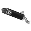 Arrow Indy Race DARK Aluminum Silencer Exhaust w/ Carbon end cap | Ducati | Desert X (2026) Arrow Indy Race DARK Aluminum Silencer Exhaust w/ Carbon end cap | Ducati | Desert X (2026)
