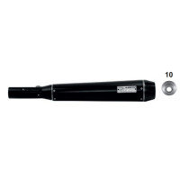 Arrow Rebel Silencer with Carbon Fiber End Cap - 2014-16 Yamaha XV 950 R