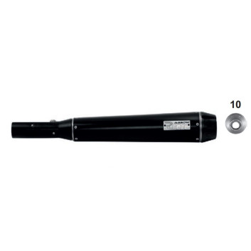 Arrow Rebel Silencer with Carbon Fiber End Cap - 2014-16 Yamaha XV 950 R