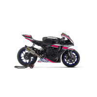 Arrow Competition Full Titanium Exhaust System + Carbon End Cap - Yamaha YZF-R1 (2017-2025) Arrow Competition Full Titanium Exhaust System + Carbon End Cap - Yamaha YZF-R1 (2017-2025)